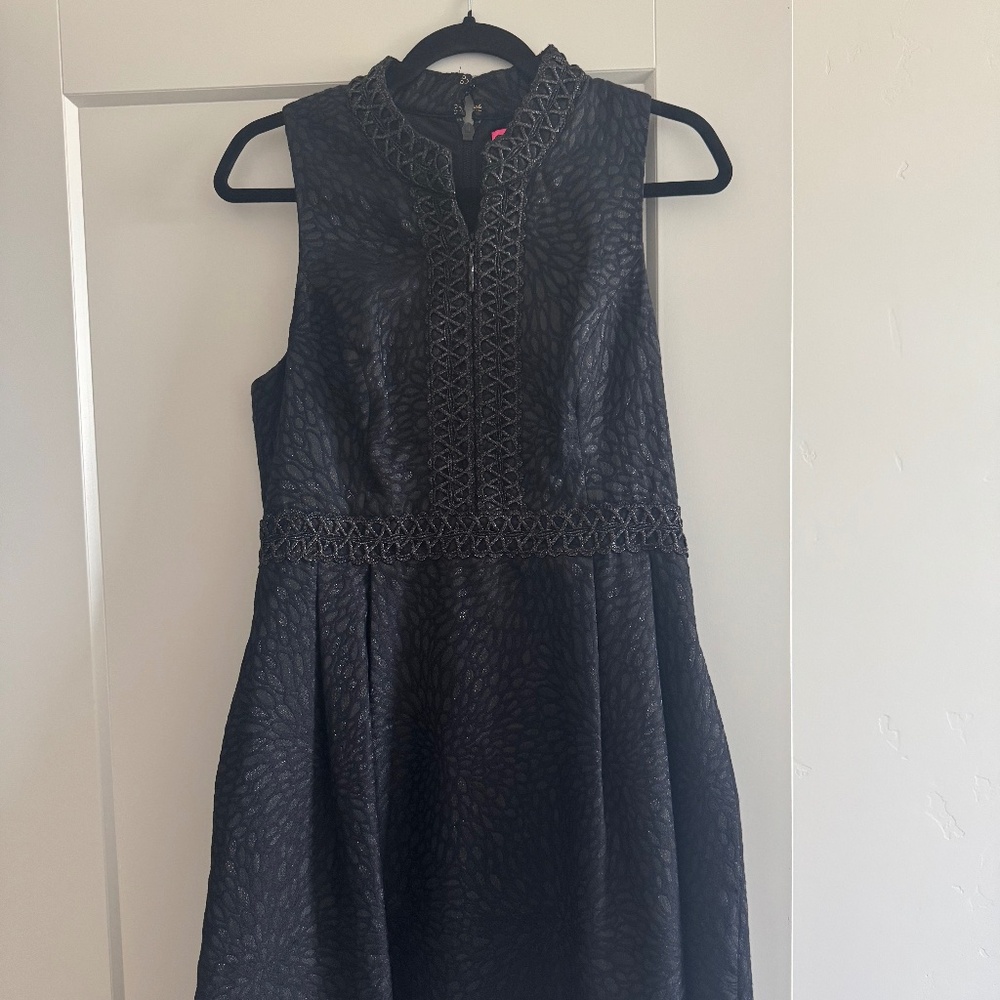 Lilly Pulitzer Black Midi Dress